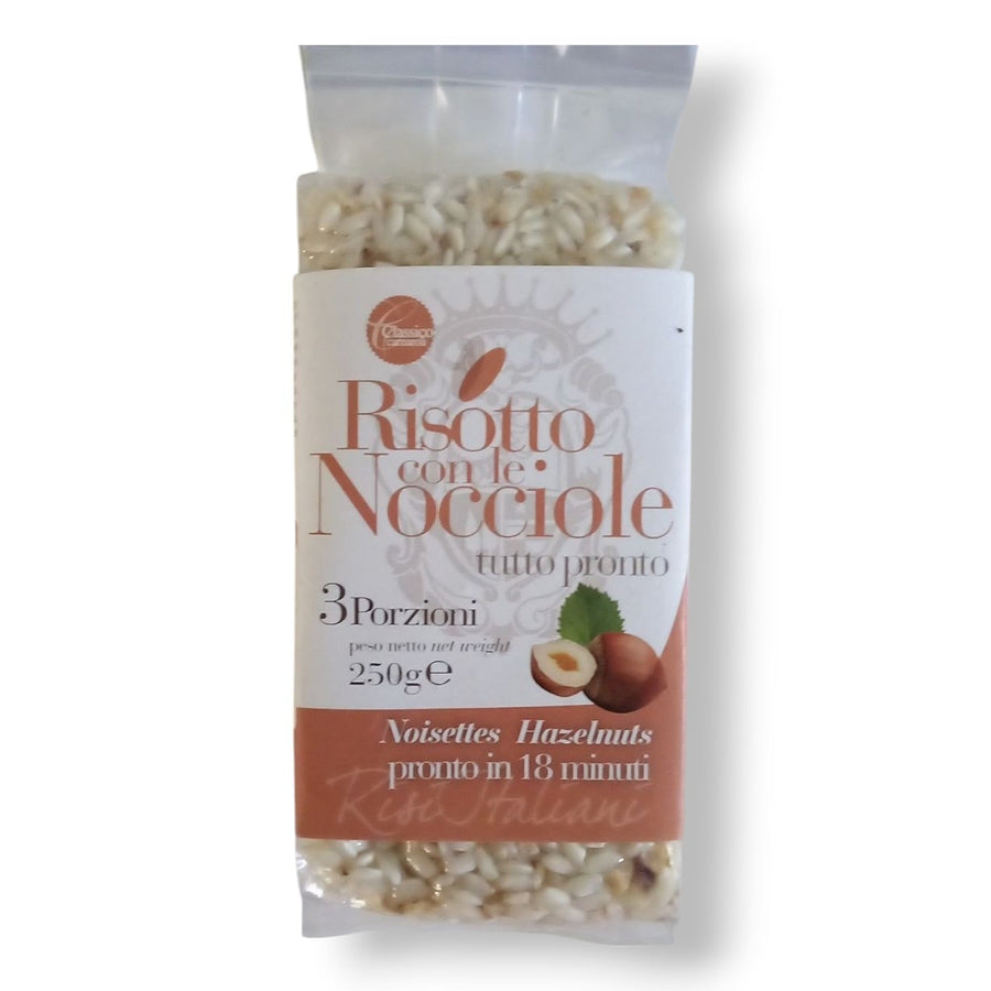Risotto pronto con Nocciola Piemonte IGP con salsiccia e pancetta 250g - ZiaCris