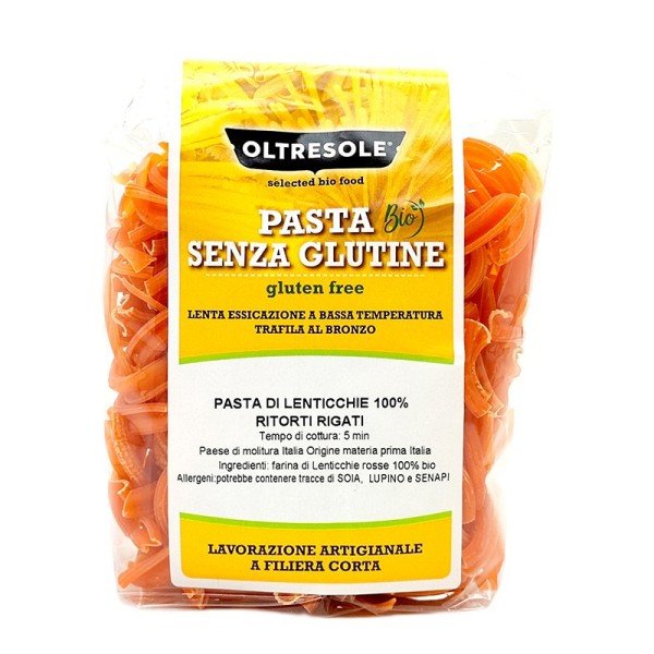 Ritorti di lenticchie rosse bio 350g Oltresole S.r.l.
