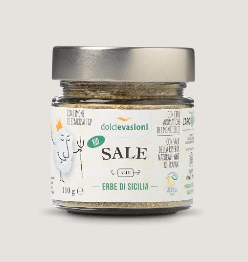 Sale alle erbe di Sicilia bio 110g - Società Cooperativa Sociale L'Arcolaio - ZiaCris DispensAttiva