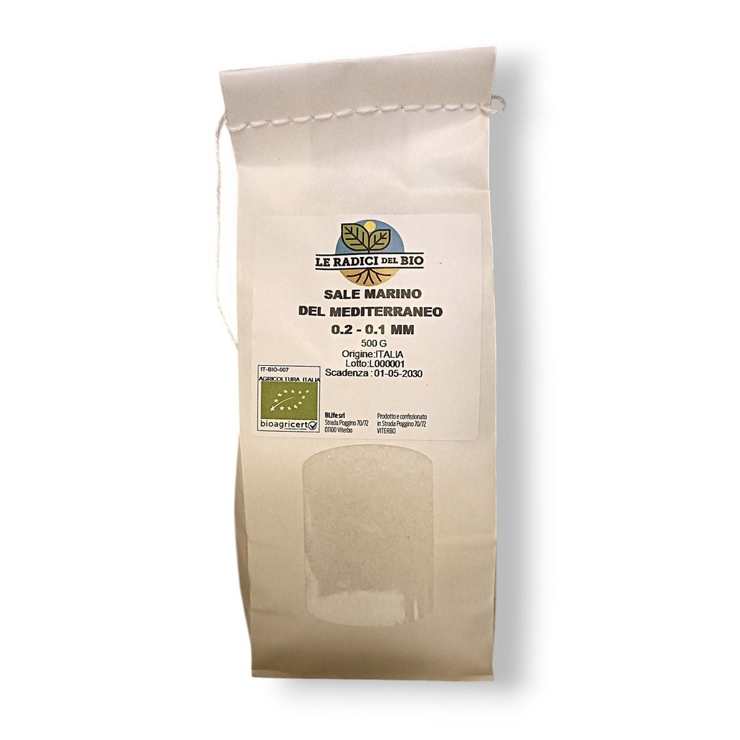 Sale marino fino del Mediterraneo biologico 500g BLife