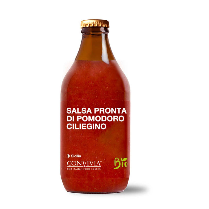 Salsa pronta di pomodoro ciliegino biologica 330g