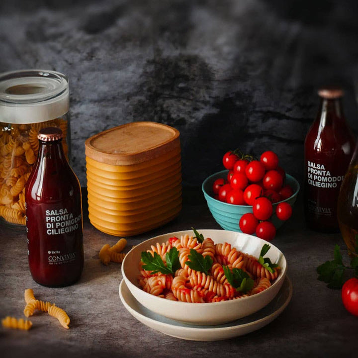 Salsa pronta di pomodoro ciliegino biologica 330g CONVIVIA for italian food lovers