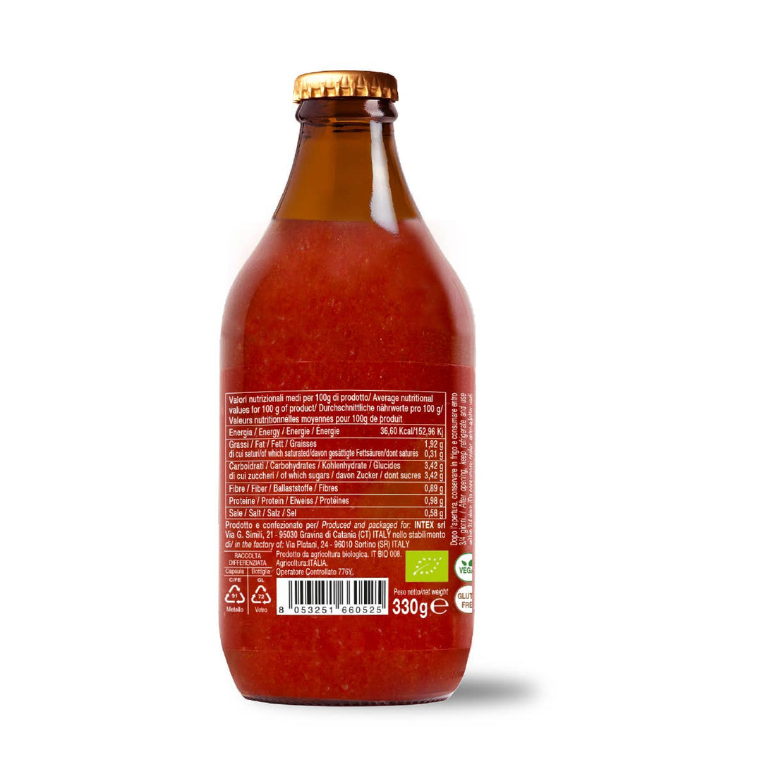 Salsa pronta di pomodoro ciliegino biologica 330g CONVIVIA for italian food lovers