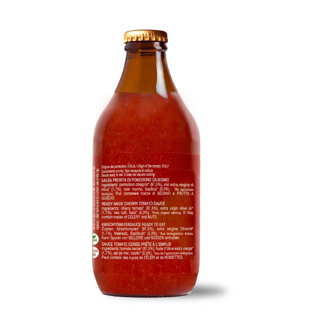 Salsa pronta di pomodoro ciliegino biologica 330g CONVIVIA for italian food lovers