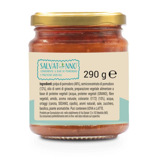 Salvatonno® al pomodoro (sugo al pomodoro al sapore di mare) 290g ZiaCris