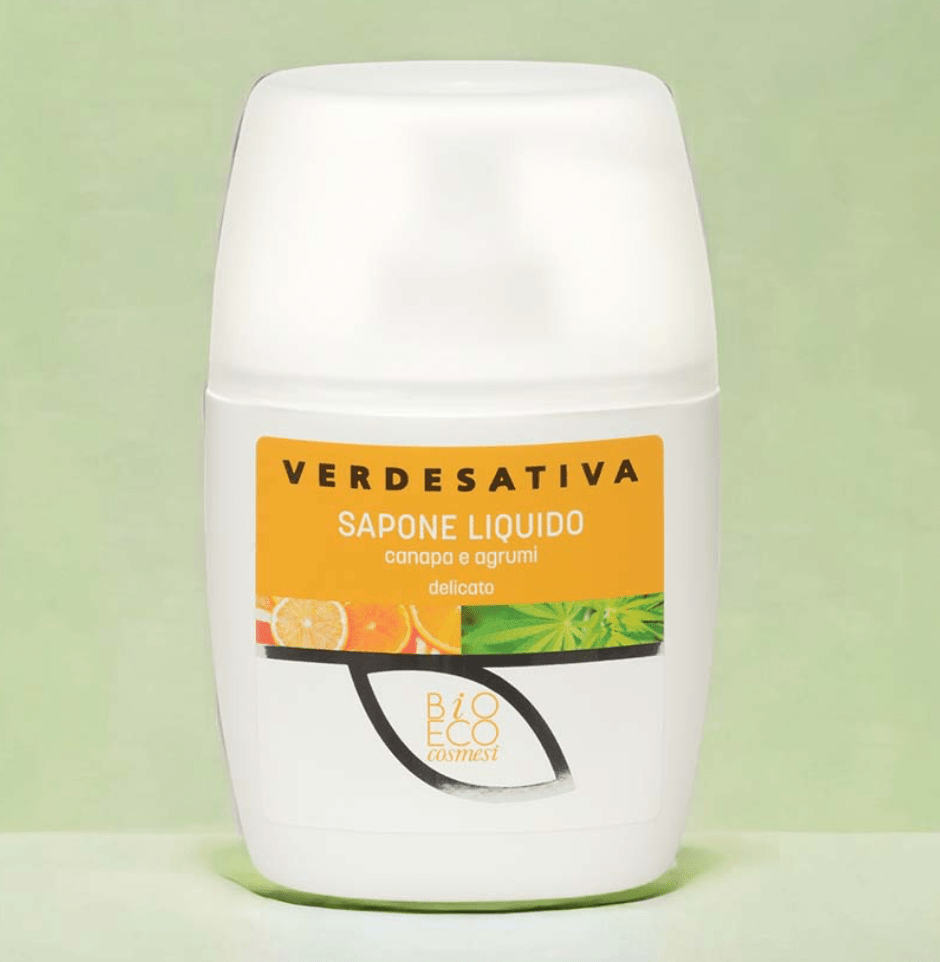 Sapone liquido canapa e agrumi 250ml Verdesativa