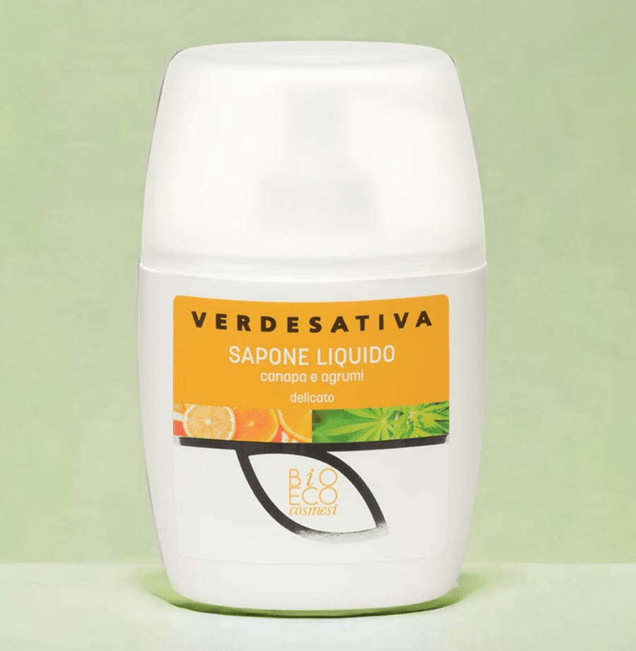 Sapone liquido canapa e agrumi 250ml Verdesativa