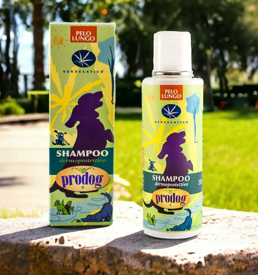 Shampoo Cani pelo lungo 200ml Verdesativa