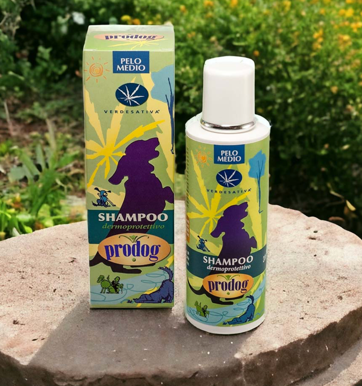 Shampoo cani pelo medio 200ml Verdesativa