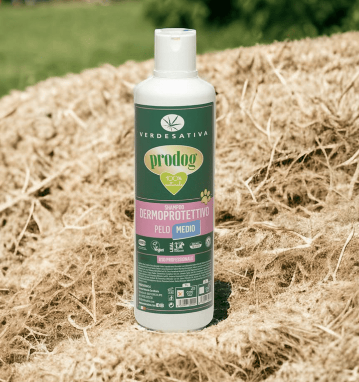 Shampoo cani pelo medio 1lt Verdesativa