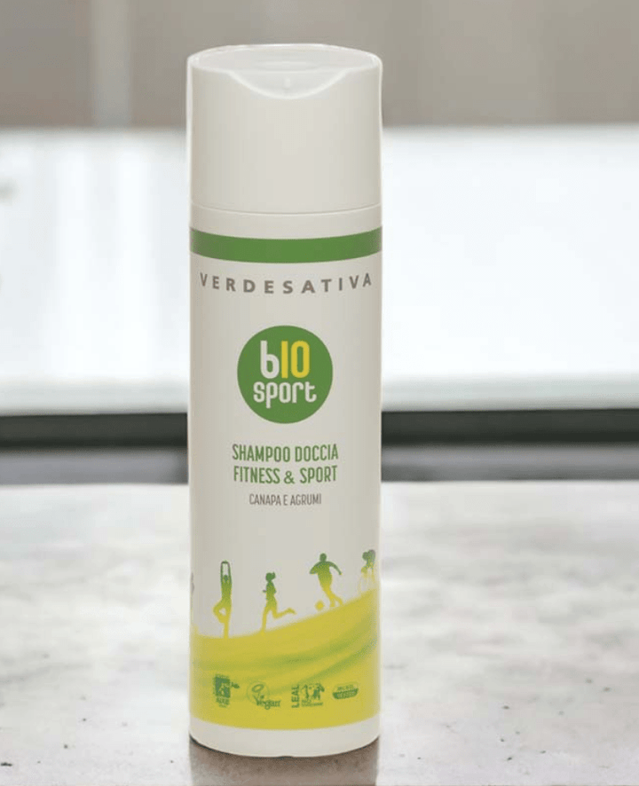 Shampoo Doccia Fitness & Sport canapa e agrumi 200ml Verdesativa