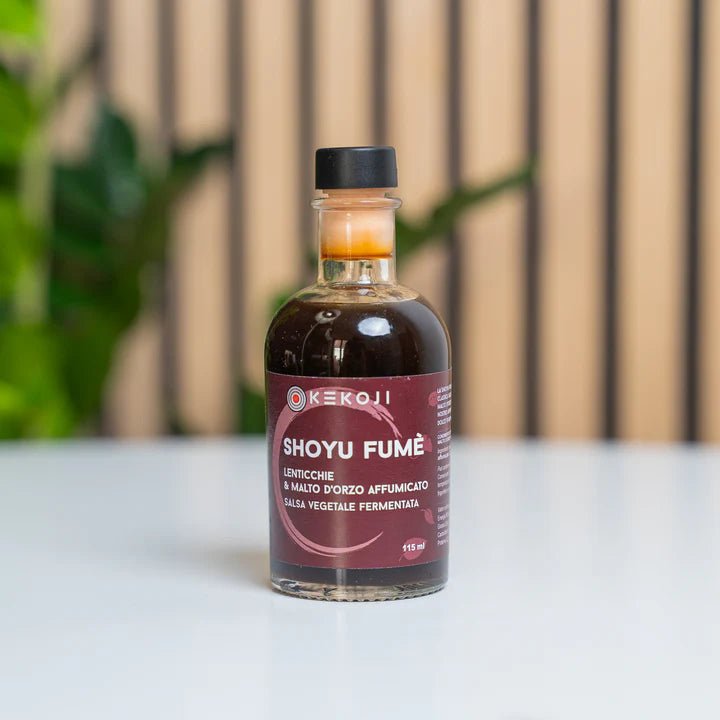 Shoyu fumè di lenticchie e malto d'orzo affumicato 125ml Kekoji Lab