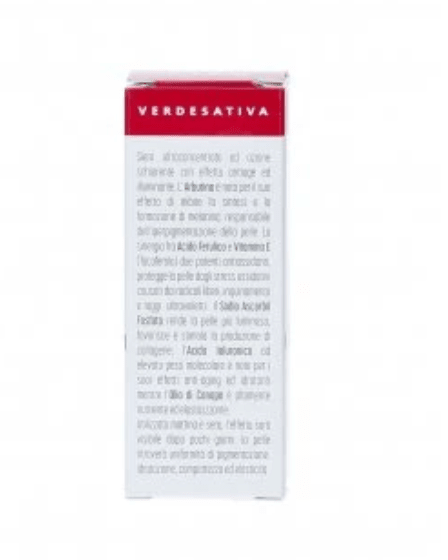 Siero schiarente viso "Azione urto" 15ml Verdesativa