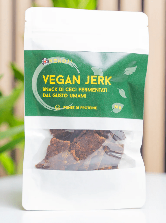 Vegan Jerk snack di ceci fermentati 80g Kekoji Lab