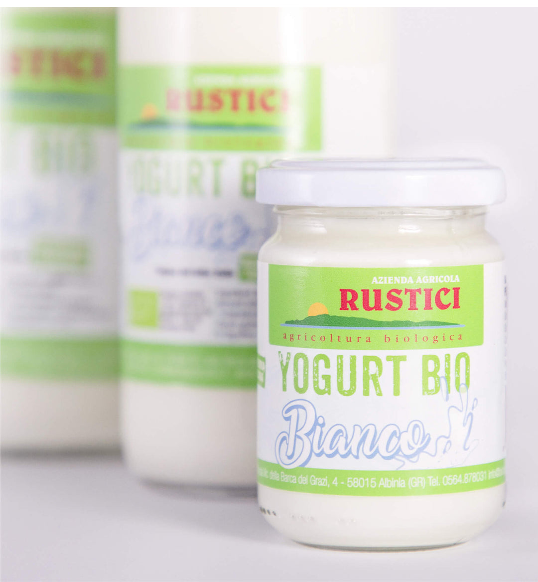 Yogurt bianco intero biologico